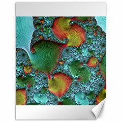 Fractal Art Colorful Pattern Canvas 12  x 16 