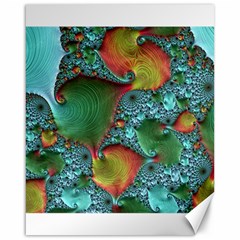 Fractal Art Colorful Pattern Canvas 16  x 20 