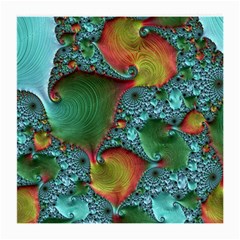 Fractal Art Colorful Pattern Medium Glasses Cloth (2-Side)