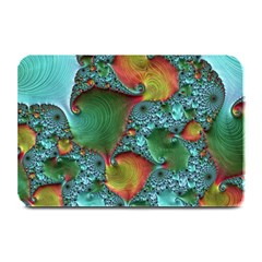 Fractal Art Colorful Pattern Plate Mats