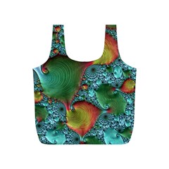 Fractal Art Colorful Pattern Full Print Recycle Bag (S)