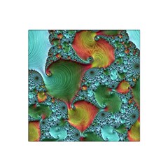 Fractal Art Colorful Pattern Satin Bandana Scarf