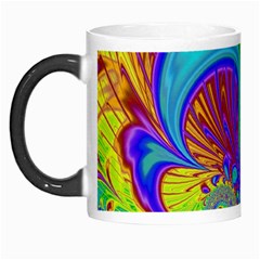 Fractal Neon Art Artwork Fantasy Morph Mugs by Pakrebo