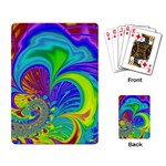 Fractal Neon Art Artwork Fantasy Playing Cards Single Design Back