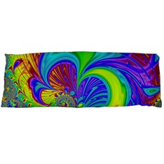 Fractal Neon Art Artwork Fantasy Body Pillow Case (dakimakura) by Pakrebo