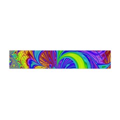 Fractal Neon Art Artwork Fantasy Flano Scarf (mini) by Pakrebo