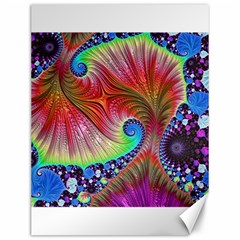 Fractal Art Fractal Colorful Canvas 12  X 16  by Pakrebo