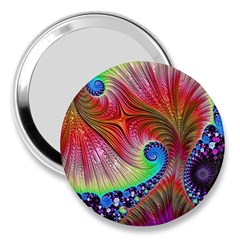 Fractal Art Fractal Colorful 3  Handbag Mirrors by Pakrebo