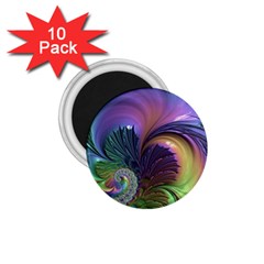 Fractal Artwork Art Swirl Vortex 1 75  Magnets (10 Pack)  by Pakrebo