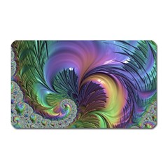 Fractal Artwork Art Swirl Vortex Magnet (rectangular) by Pakrebo