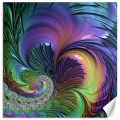 Fractal Artwork Art Swirl Vortex Canvas 16  X 16  by Pakrebo