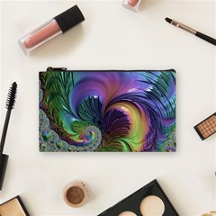 Fractal Artwork Art Swirl Vortex Cosmetic Bag (small) by Pakrebo