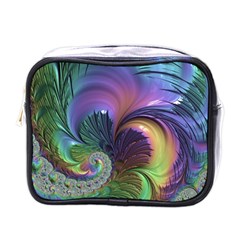 Fractal Artwork Art Swirl Vortex Mini Toiletries Bag (one Side) by Pakrebo