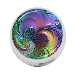 Fractal Artwork Art Swirl Vortex 4-port Usb Hub (two Sides) by Pakrebo