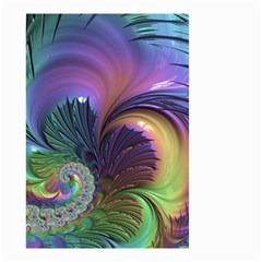 Fractal Artwork Art Swirl Vortex Small Garden Flag (two Sides) by Pakrebo