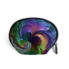 Fractal Artwork Art Swirl Vortex Accessory Pouch (small) by Pakrebo