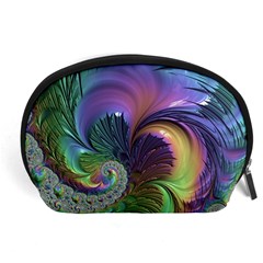 Fractal Artwork Art Swirl Vortex Accessory Pouch (large) by Pakrebo