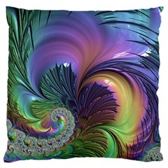 Fractal Artwork Art Swirl Vortex Standard Flano Cushion Case (one Side) by Pakrebo