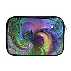 Fractal Artwork Art Swirl Vortex Apple Macbook Pro 17  Zipper Case by Pakrebo