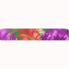 Fractal Purple Green Orange Yellow Small Bar Mats by Pakrebo