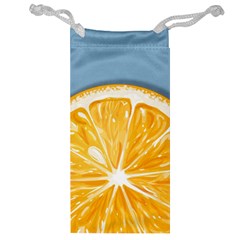 Pop Art Orange  Jewelry Bag by Valentinaart