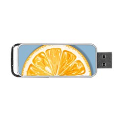 Pop Art Orange  Portable Usb Flash (one Side) by Valentinaart