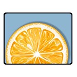 Pop Art Orange  Double Sided Fleece Blanket (Small)  45 x34  Blanket Front