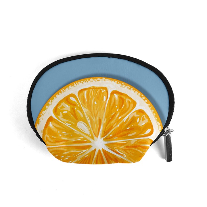 Pop Art Orange  Accessory Pouch (Small)