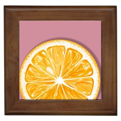 Pop Art Orange  Framed Tiles