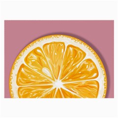 Pop Art Orange  Large Glasses Cloth