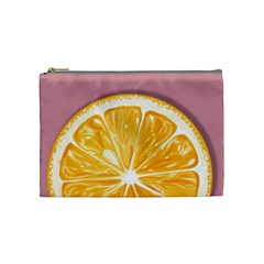 Pop Art Orange  Cosmetic Bag (Medium)