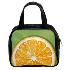 Pop Art Orange  Classic Handbag (two Sides) by Valentinaart