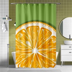 Pop Art Orange  Shower Curtain 48  X 72  (small)  by Valentinaart