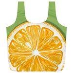 Pop Art Orange  Full Print Recycle Bag (XL) Front