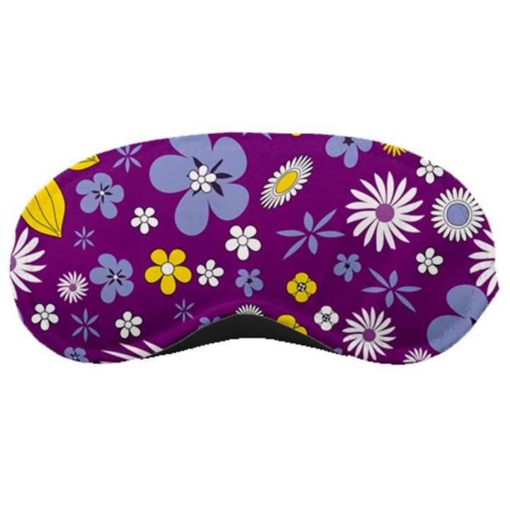 Floral Flowers Wallpaper Paper Sleeping Masks