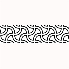 Pattern Monochrome Repeat Large Bar Mats by Pakrebo