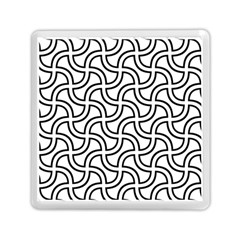 Pattern Monochrome Repeat Memory Card Reader (square) by Pakrebo