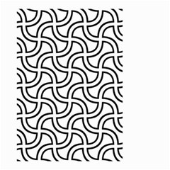 Pattern Monochrome Repeat Small Garden Flag (two Sides) by Pakrebo