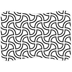 Pattern Monochrome Repeat Velour Seat Head Rest Cushion