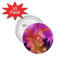 Fractal Puffy Feather Art Artwork 1 75  Buttons (10 Pack) by Pakrebo