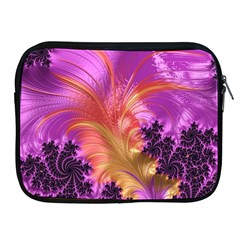 Fractal Puffy Feather Art Artwork Apple Ipad 2/3/4 Zipper Cases by Pakrebo