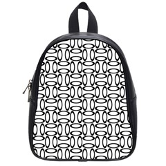 Ellipse Pattern Ellipse Dot Pattern School Bag (small) by Pakrebo