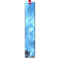 Fractal Art Feather Swirls Puffy Large Book Marks by Pakrebo