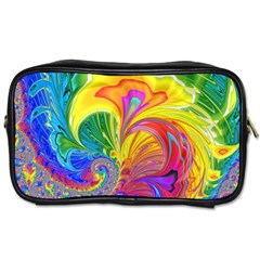 Fractal Bright Exploding Brilliant Toiletries Bag (two Sides) by Pakrebo