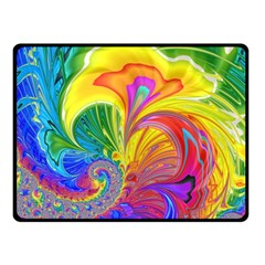 Fractal Bright Exploding Brilliant Fleece Blanket (small) by Pakrebo