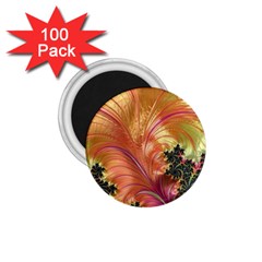 Fractal Feather Artwork Art 1 75  Magnets (100 Pack)  by Pakrebo