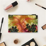 Fractal Feather Artwork Art Cosmetic Bag (Small) Back