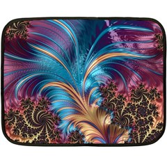 Fractal Art Artwork Psychedelic Fleece Blanket (mini) by Pakrebo