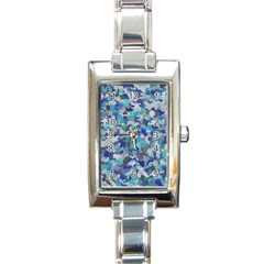 Winter Rectangle Italian Charm Watch by artifiart