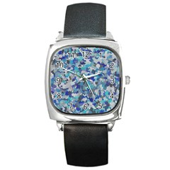 Winter Square Metal Watch by artifiart